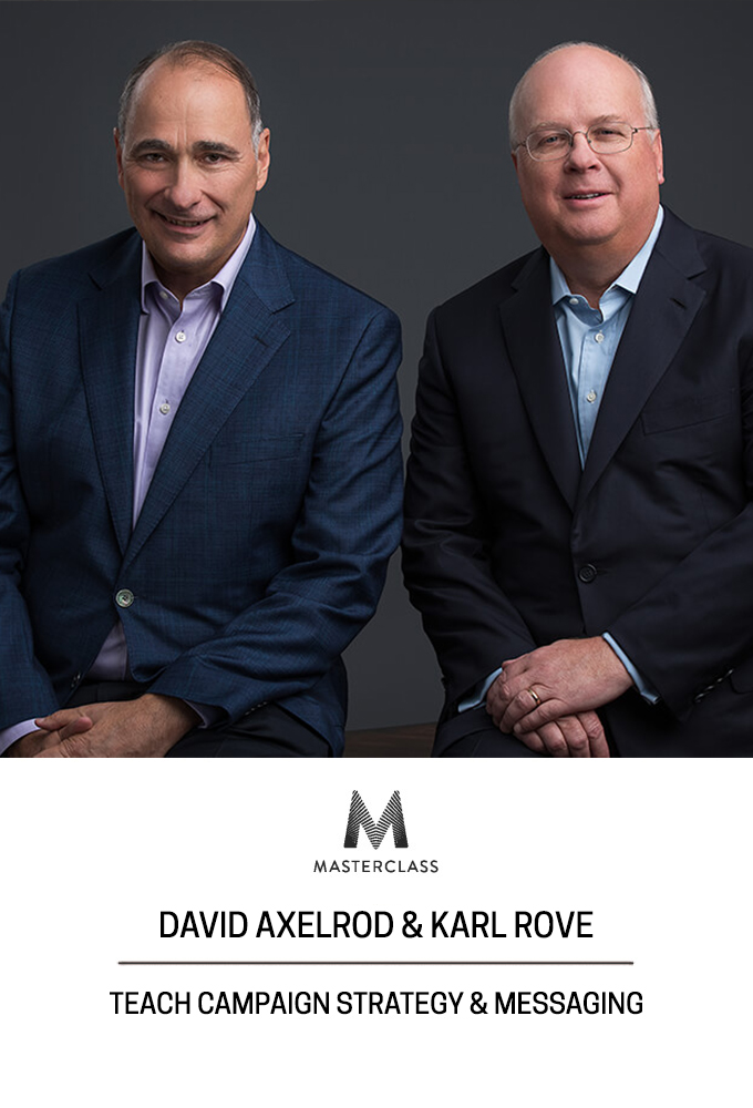 MasterClass David Axelrod and Karl Rove Teach Campaign Strategy and Messaging [409515] (A1751665158) [[Masterclass Series]] --Plex--
